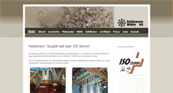 Desktop Screenshot of haldemann-muehle.ch